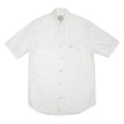 TEDDY S Mens Plain Shirt White M Cheap