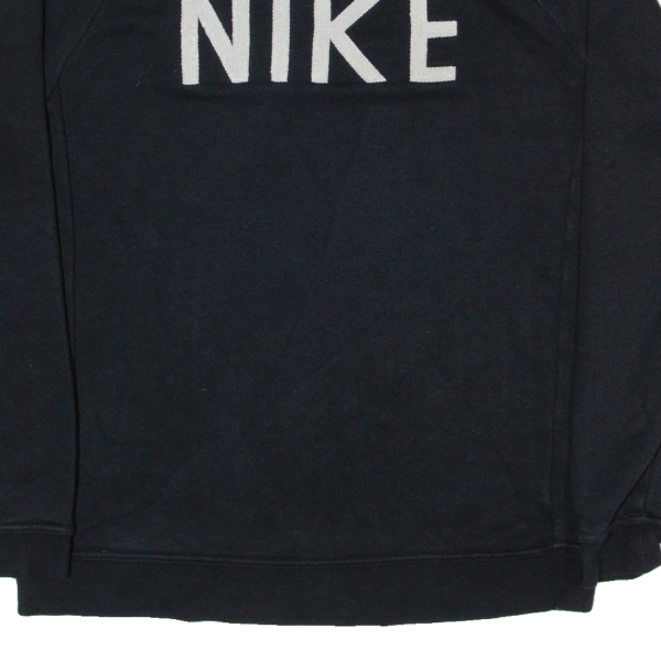 NIKE Mens Sweatshirt Black XS Cheap