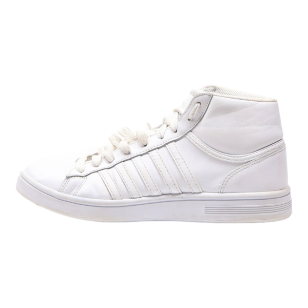 ADIDAS Sneaker Trainers White Leather Mens UK 8 on Sale