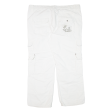 CAMP DAVID Cargo Mens Trousers White Regular Straight W40 L28 Supply