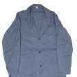 Swiss Mens Workwear Coat Blue Twill 2XL For Cheap