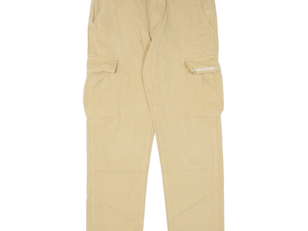 ALL ACCESS Cargo Womens Trousers Beige Regular Tapered W28 L28 Online now