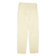 CLAY FERRY Pleated Womens Trousers Yellow Regular Straight W32 L34 Supply