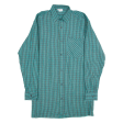 Tall Fit Mens Shirt Green Plaid Long Sleeve S Hot on Sale