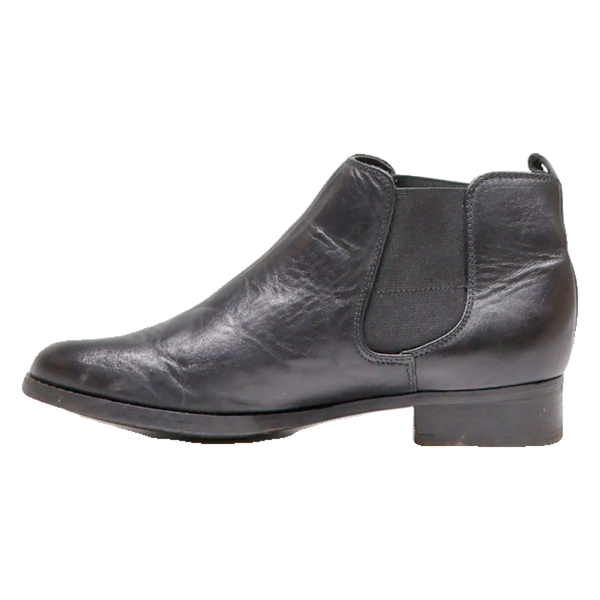 CLARKS Chelsea Boots Black Leather Womens UK 4 on Sale