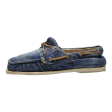 TIMBERLAND Denim Boat Shoes Blue Cotton Mens UK 11 Cheap