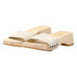 Slider Sandals Beige Synthetic Womens UK 7 Online now