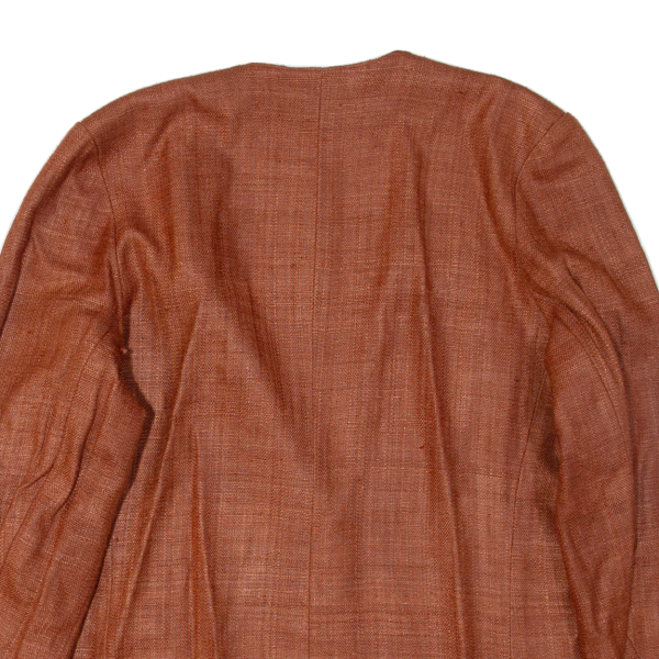 VIZIO Womens Blazer Jacket Orange 90s M Cheap