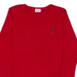 U.S. POLO ASSN Mens Jumper Red Cable Knit M Online now