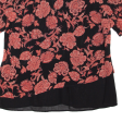 CAVITA Womens Printed Top Black 90s Floral L Online