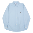 VACA LECHERA Mens Worker Shirt Blue Long Sleeve M Online