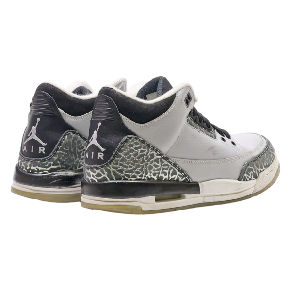 AIR JORDAN High Top Trainers Grey Leather Girls UK 4 For Cheap