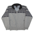 CANSON Mens Jacket Grey Wool Fair Isle L Fashion