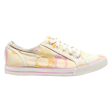 COACH Low Top Trainers Cream Canvas Womens UK 8 Online