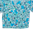 Womens Printed Blouse Blue Floral M For Discount