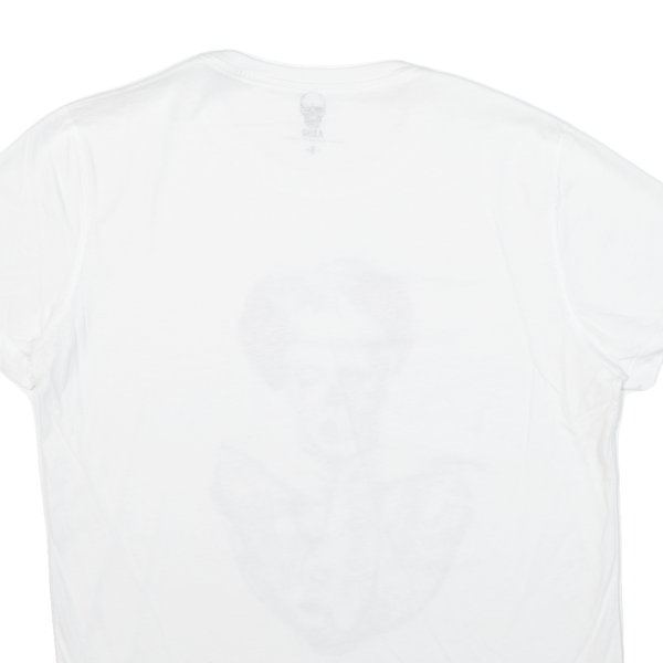 AXOO Skellington Woman Mens T-Shirt White S For Cheap