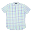 TOMMY HILFIGER Mens Shirt White Check L Sale