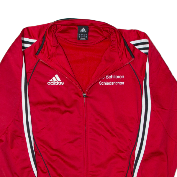 ADIDAS FC Schlieren Mens Track Jacket Red M Fashion