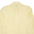 LINEAV Womens Blouse Shirt Yellow Collared Long Sleeve Silk S Online