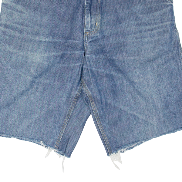 CARHARTT Cut Off Mens Denim Shorts Blue M W30 Online Sale