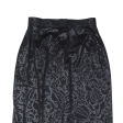 Womens Pencil Skirt Black Midi Floral S For Sale