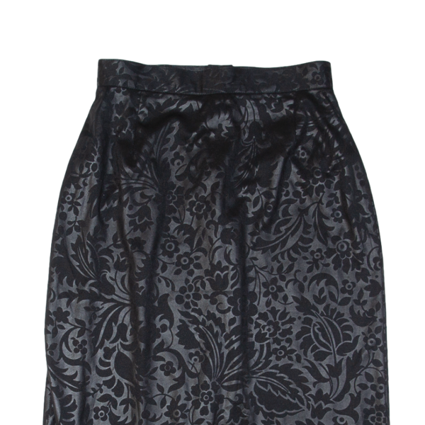 Womens Pencil Skirt Black Midi Floral S For Sale