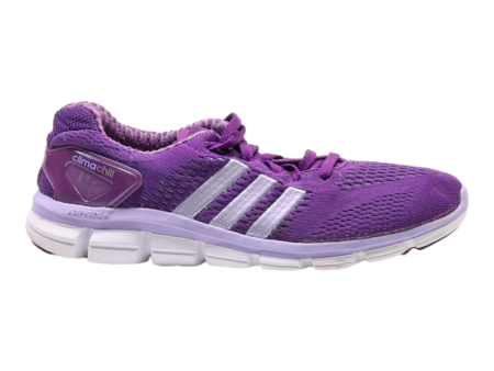 ADIDAS Low Top Trainers Purple Synthetic Womens UK 6.5 Cheap