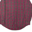 TIMBERLAND Mens Shirt Red 90s Plaid Long Sleeve M Supply