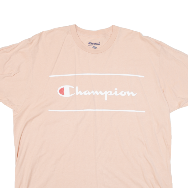 CHAMPION Mens T-Shirt Pink XL Online Sale