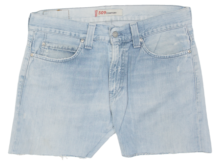 LEVI S 509 Cut Off Mens Denim Shorts Blue Relaxed L W36 Online