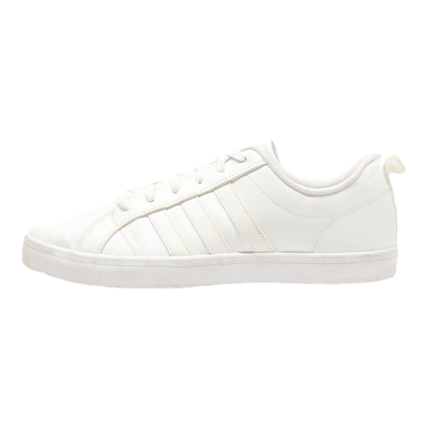 ADIDAS VS Pace Sneaker Trainers White Leather Womens UK 8.5 For Discount