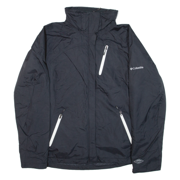 COLUMBIA Omni-Tech Womens Jacket Black Nylon L Sale