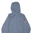 SUPERDRY Mesh Lined Mens Rain Jacket Grey Hooded S Online now