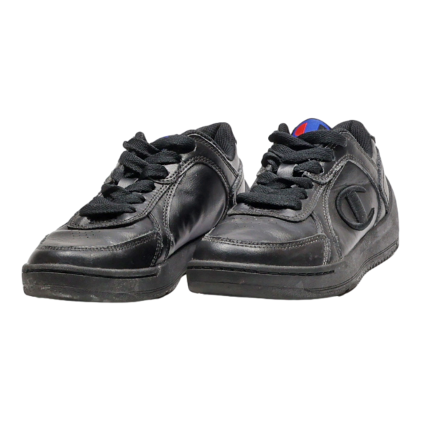 CHAMPION Sneaker Trainers Black Leather Womens UK 4.5 Online Hot Sale