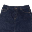 THE LIMITED Womens Straight Skirt Blue Knee Length Denim M Hot on Sale