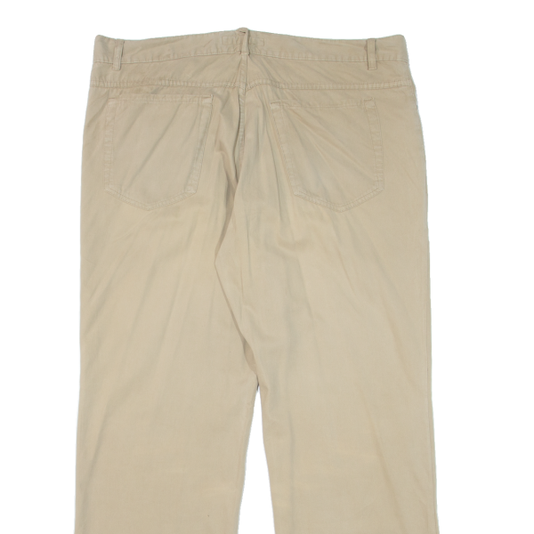 SERGIO TACCHINI Mens Trousers Beige Regular Straight W40 L31 Fashion