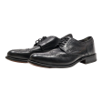 BORELLI Brogue Shoes Black Leather Mens UK 8 For Cheap