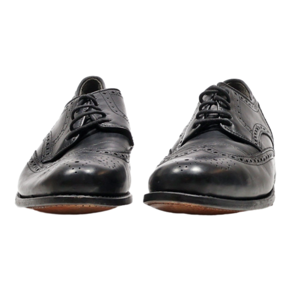 BORELLI Brogue Shoes Black Leather Mens UK 8 For Cheap