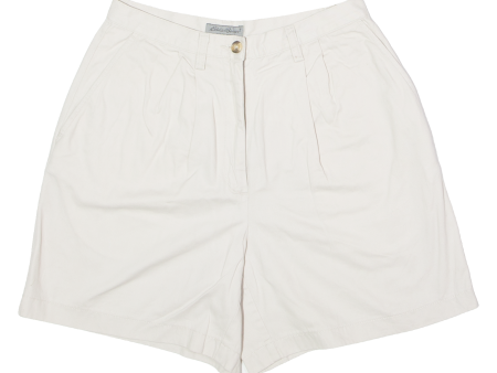 EDDIE BAUER Womens Casual Shorts Grey 90s XS W26 Online Sale