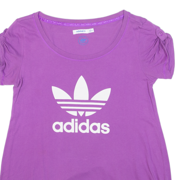 ADIDAS Womens T-Shirt Purple S For Discount