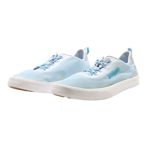 COLUMBIA Low Top Trainers Blue Canvas Womens UK 6.5 Discount