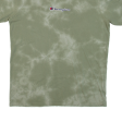 CHAMPION Mens Tie Dye T-Shirt Green M For Sale