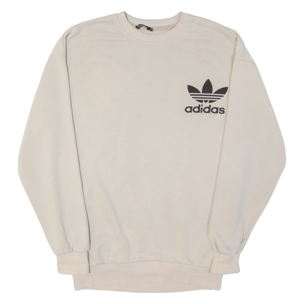 ADIDAS ORIGINALS Mens Sweatshirt Beige S Discount