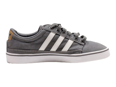 ADIDAS Low Top Trainers Grey Canvas Womens UK 6 Sale