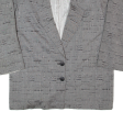 RENE FONTAINE Womens Blazer Jacket Grey L Online