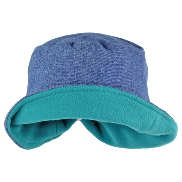 Reversible Womens Bucket Hat Blue Fleece Online now