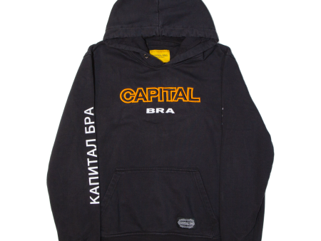 CAPITAL BRA German Rapper Mens Black Hoodie M Sale