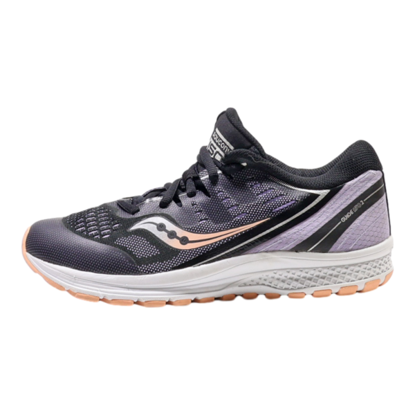 SAUCONY GUIDE ISO 2 Sneaker Trainers Black Synthetic Womens UK 4 Cheap