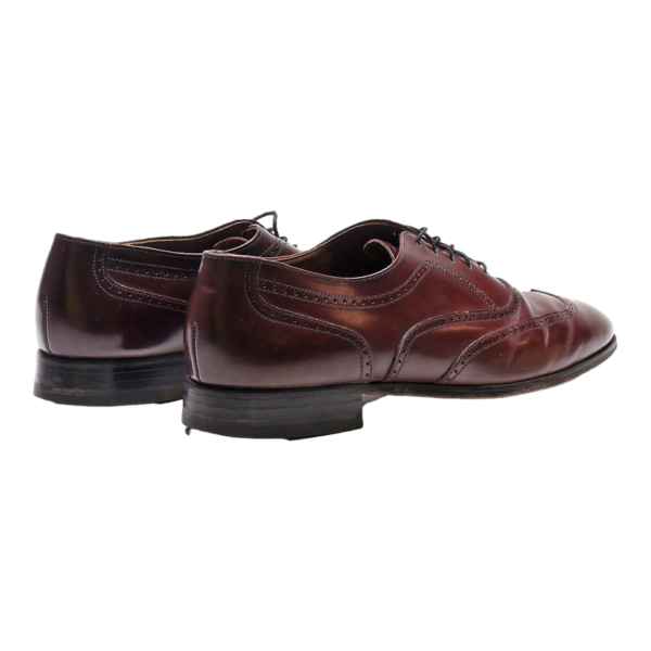 BOSTONIAN Brogue Shoes Maroon Leather Mens UK 8.5 For Cheap