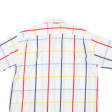 ALBA MODA Mens Shirt White 90s Check XL Supply